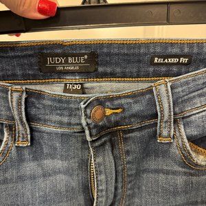 Judy Blue Relaxed Fit Distressed Denim